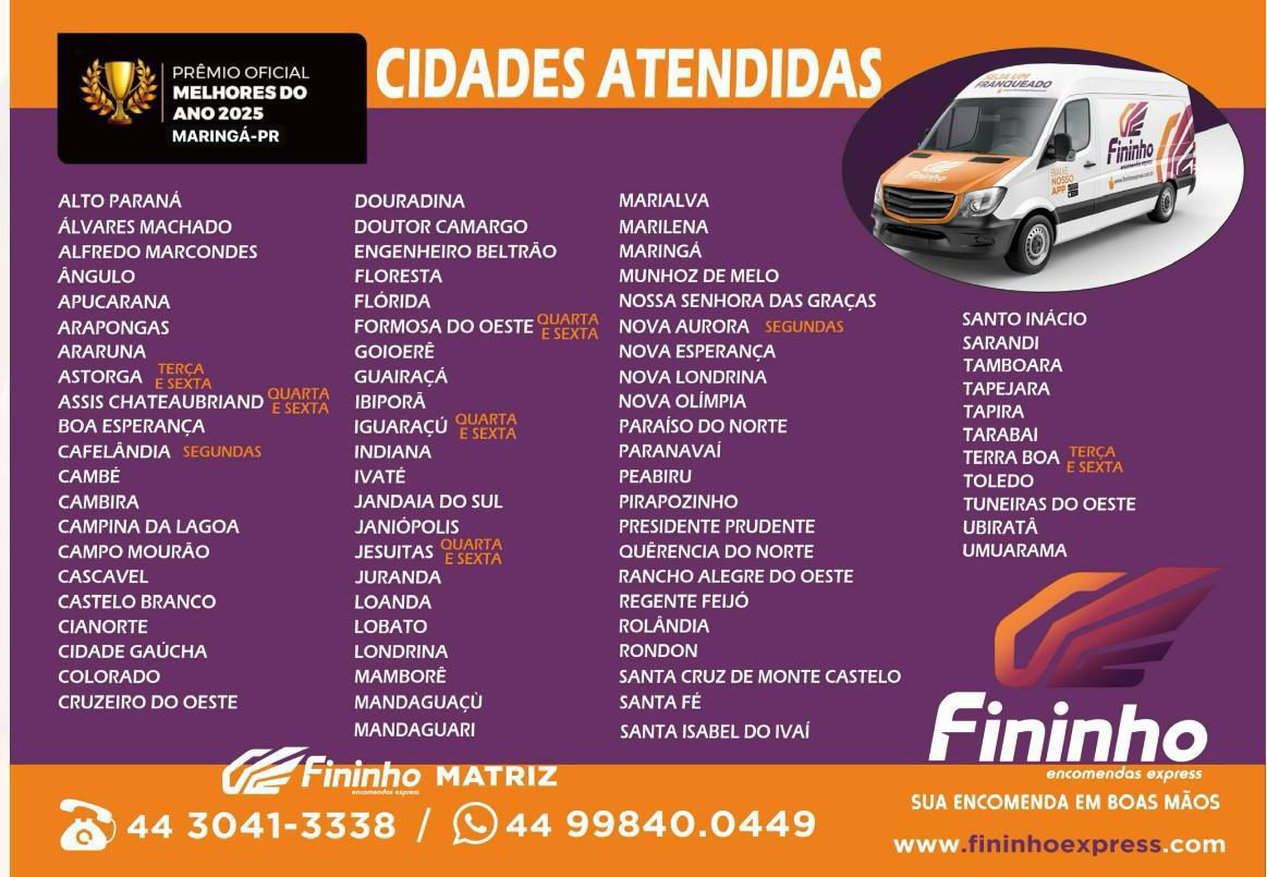 ROTAS ATENDIDAS ATAUALIZADAS